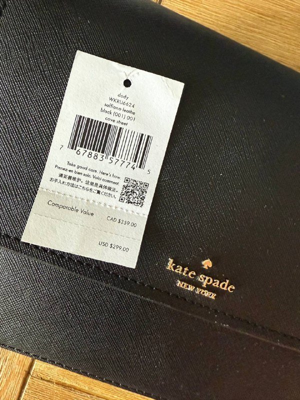 Сумка Kate Spade оригинал кожаная с этикетом 3
