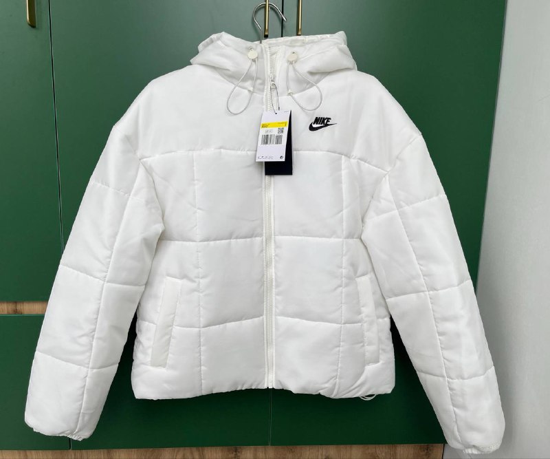 Оригинальный пуховик Nike Thermal-Fit белый S 4
