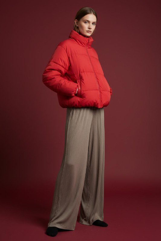 Брюки палаццо бежевые женские