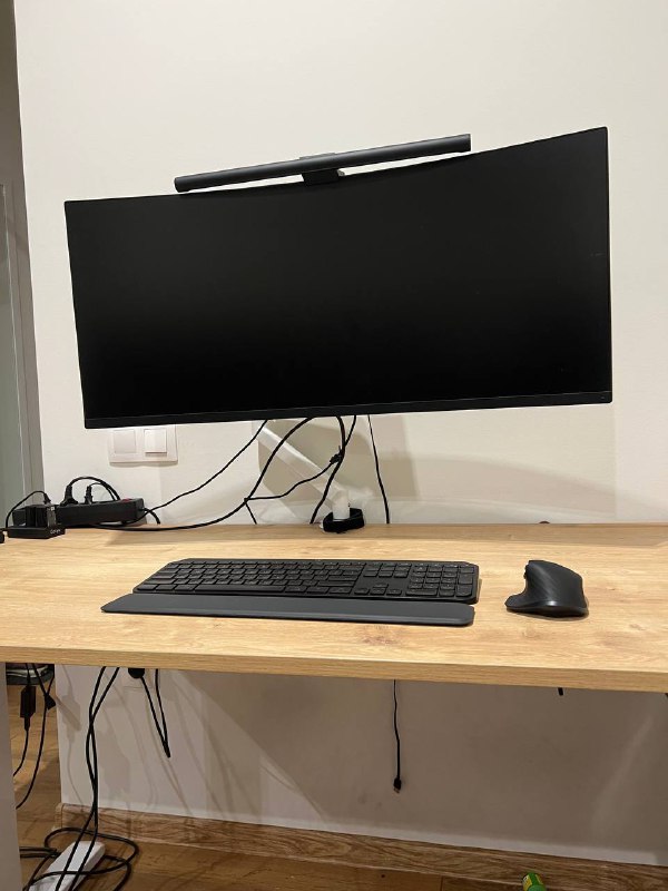 Монитор Xiaomi mi Curved Gaming 34 дюймов, Монитор АОС 27 дюймов, Стол 140х70 с подъемным механизмом 4