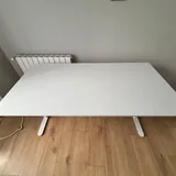 White JYSK desk 160×80 cm 1