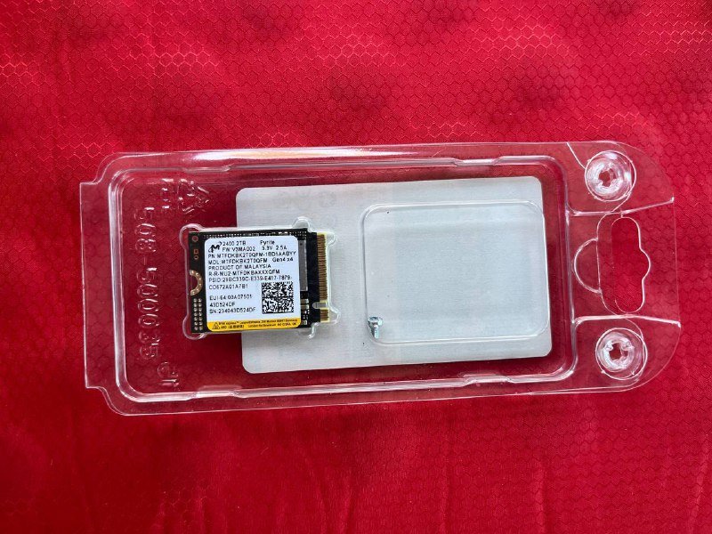 Ssd m2 2230 2 TB Micron 2400 nvme pcie 2