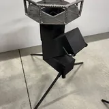 Кастомная печь ракета 1