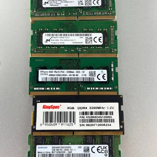 DDR4 SO-DIMM Micron 4 Гб, Hynix 8 Гб, Kingspec 8 Гб, Samsung 16 Гб