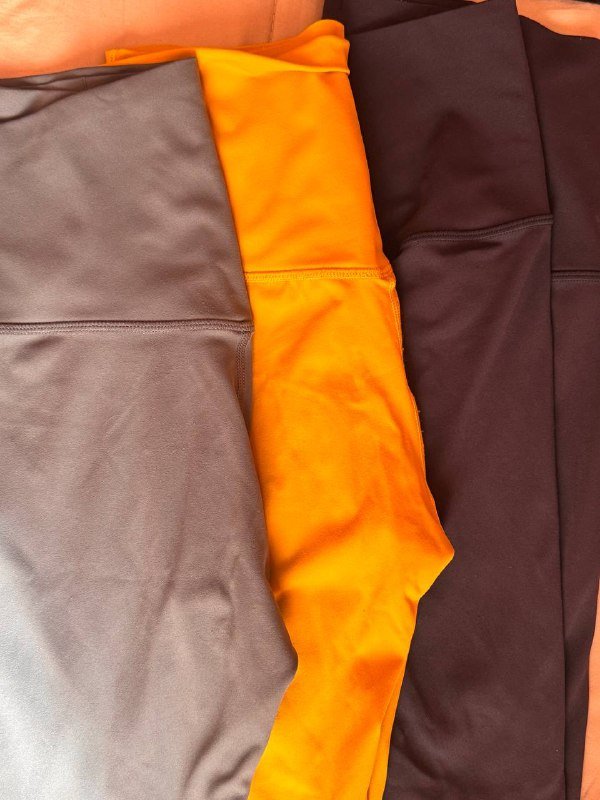 Леггинсы женские серо-синие, синие, желтые 5