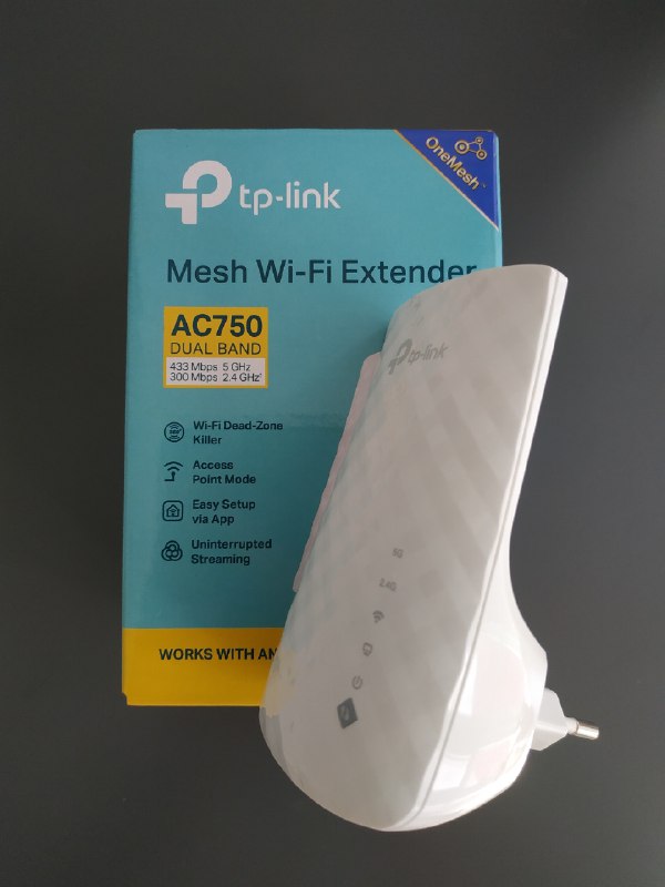 Удлинитель Wi-Fi Tp-Link AC750