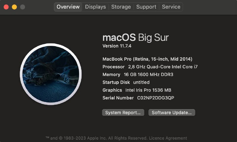 MacBook Pro 15 (Mid 2014) 2