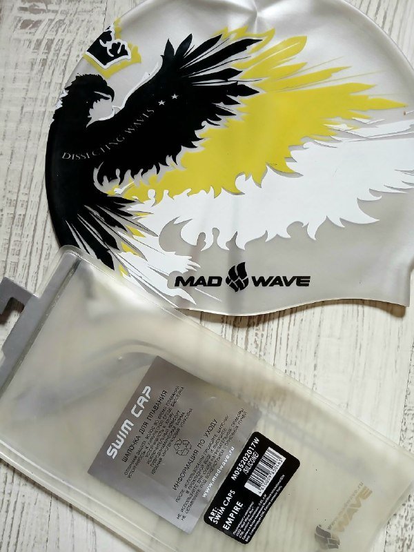 Шапки для плавания Mad wave и Arena 2