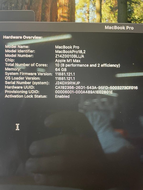 MacBook 16 Pro M1 Max 64 Gb 1 Tb 2021 2