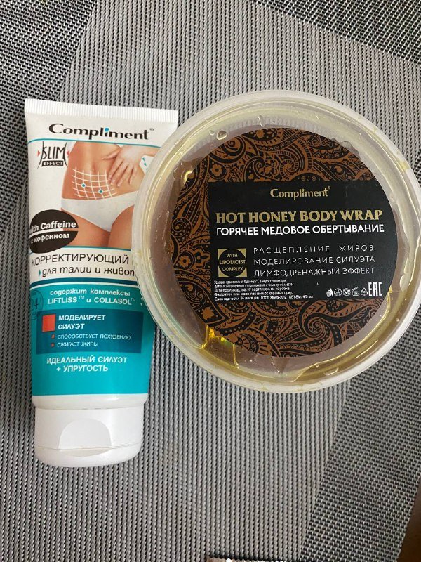 Горячее медовое обертывание, Корректирующий гель для талии и живота
