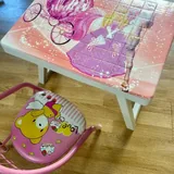 Children's furniture set: folding table and cushioned chair 1