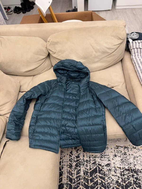 Куртка мужская пуховая L размер