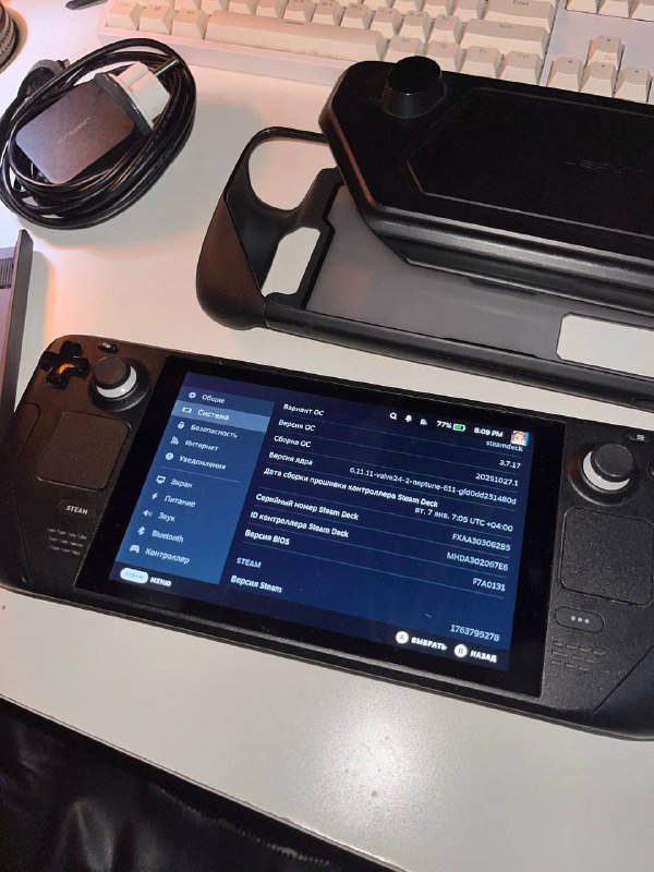 Steam Deck, чехол и док станция 2