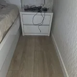 Кровать с матрасом и тумбами 1