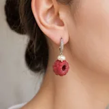 Серьги с натуральным жемчугом 2