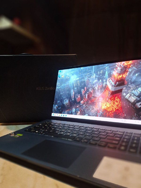 Ноутбук ASUS ZenBook с OLED экраном Ryzen 9 RTX 3050 Ti 2