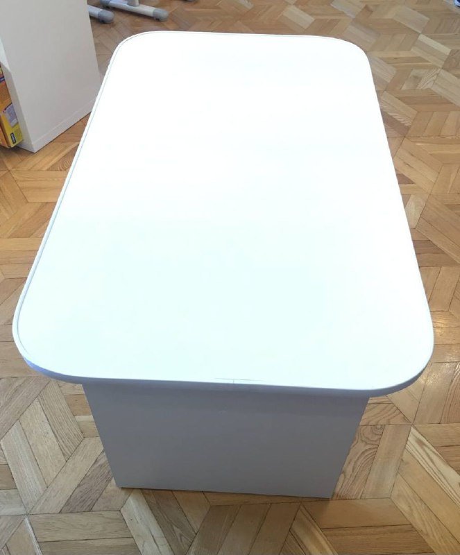 Стол детский белый 100x60 см 2