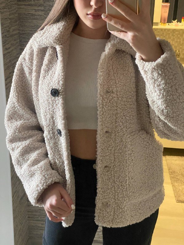 короткая шубка тедди