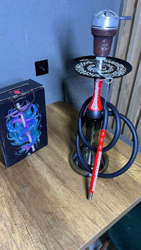Кальян Alpha hookah Artist с чашей, калаудом и щипцами