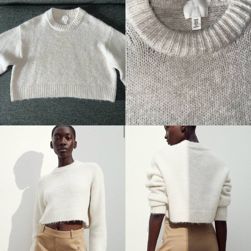 Кроппер джемпер H&M оверсайз новый M/L