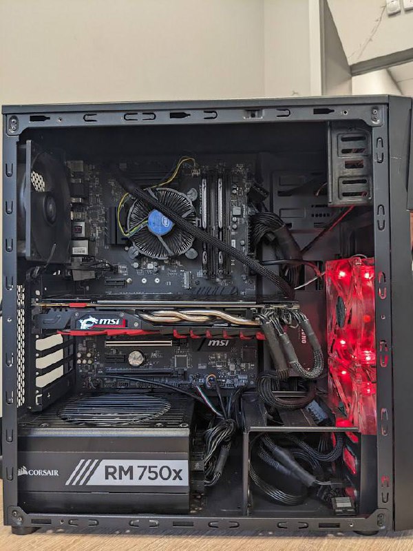 Системный блок ПК с Intel i5-7500, GTX 1070, 16ГБ RAM, SSD 500ГБ 2