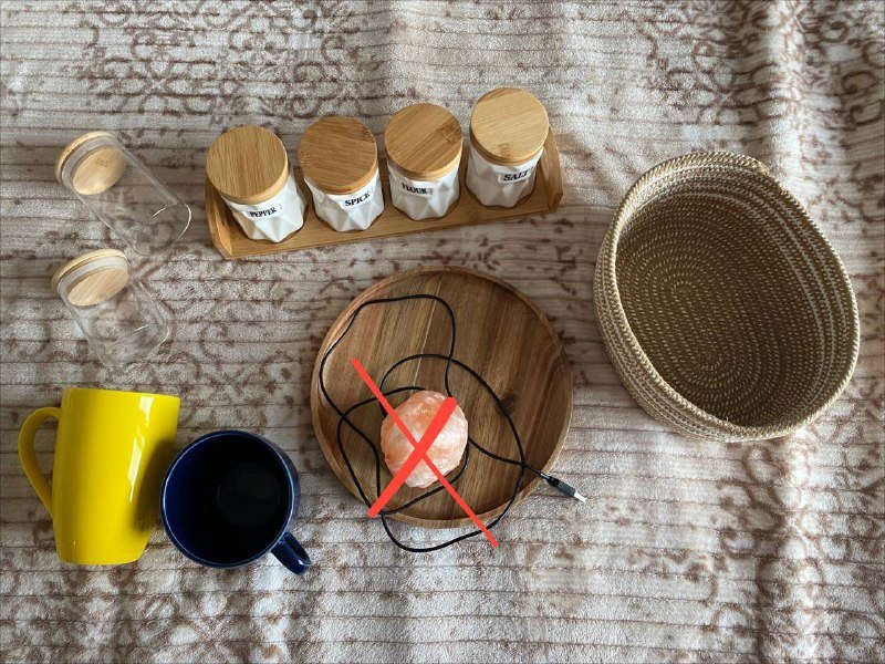 Набор посуды для дома без лампы