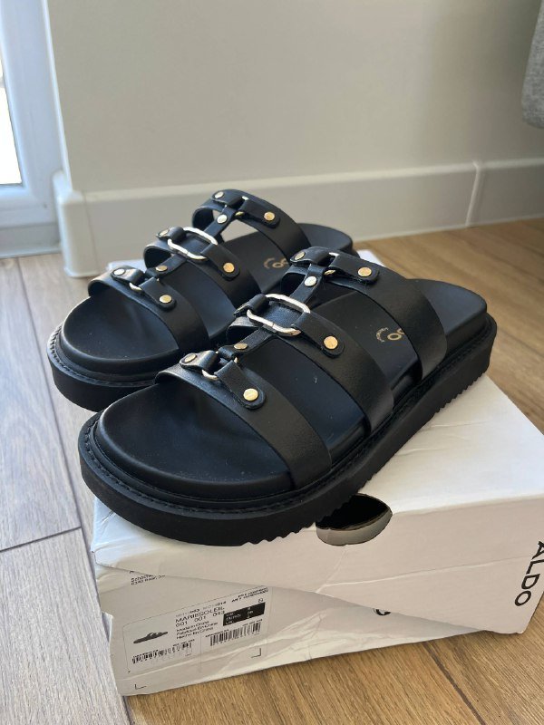 Birkenstock Arizona сандалии, Aldo сандалии кожаные 9