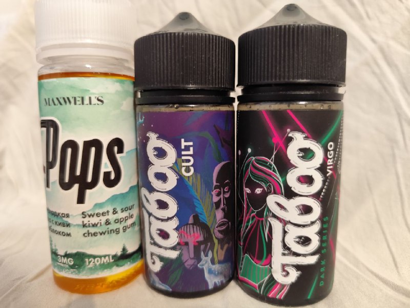 Набор жидкостей для вейпа Hive Beetle, Taboo Cult, Taboo Virgo, Maxwell's Pops