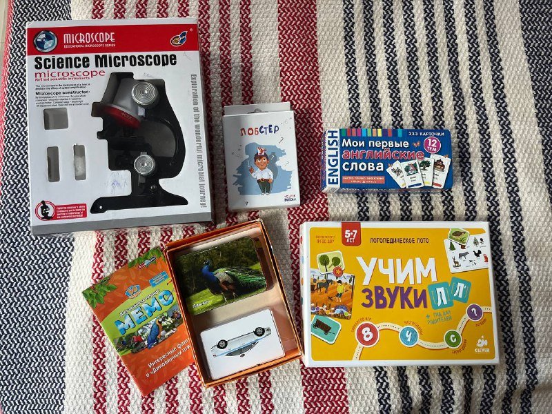 Микроскоп, игры развивающие