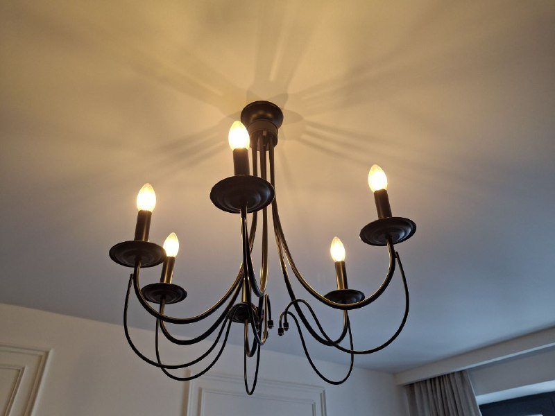 Подвесной светильник люстра с LED лампочками