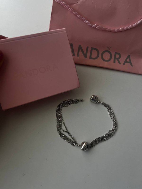 браслет Pandora и шарм клипса комплект 4