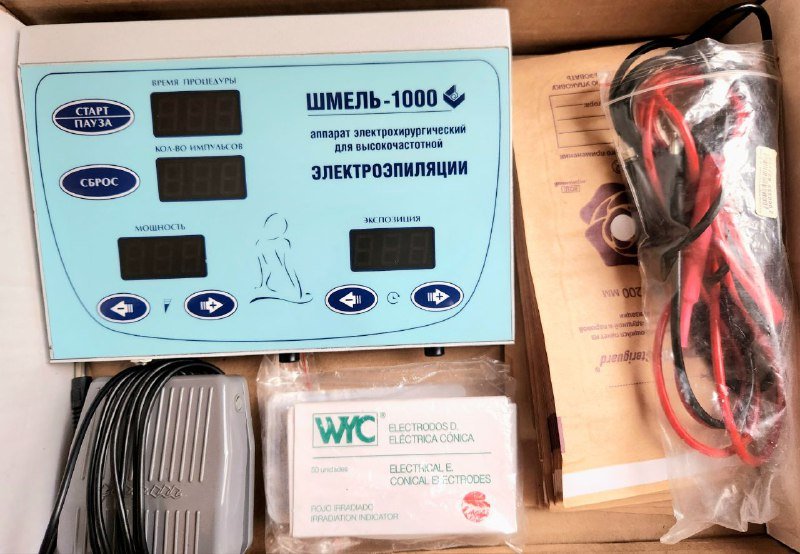 Аппарат электроэпиляции Шмель-1000 5