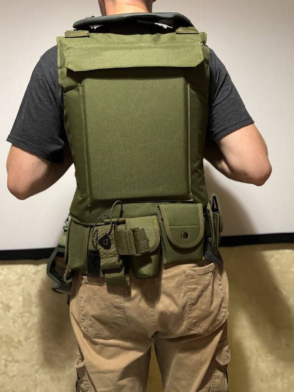 Жилет, пояс, очки, защита шеи для страйкбола 4