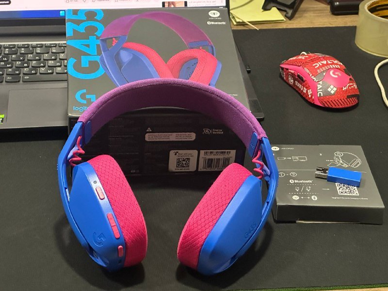 Logitech G435 Lightspeed наушники 3