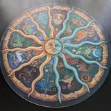 Круглые пазлы, Зодиаки, Юпитер 2
