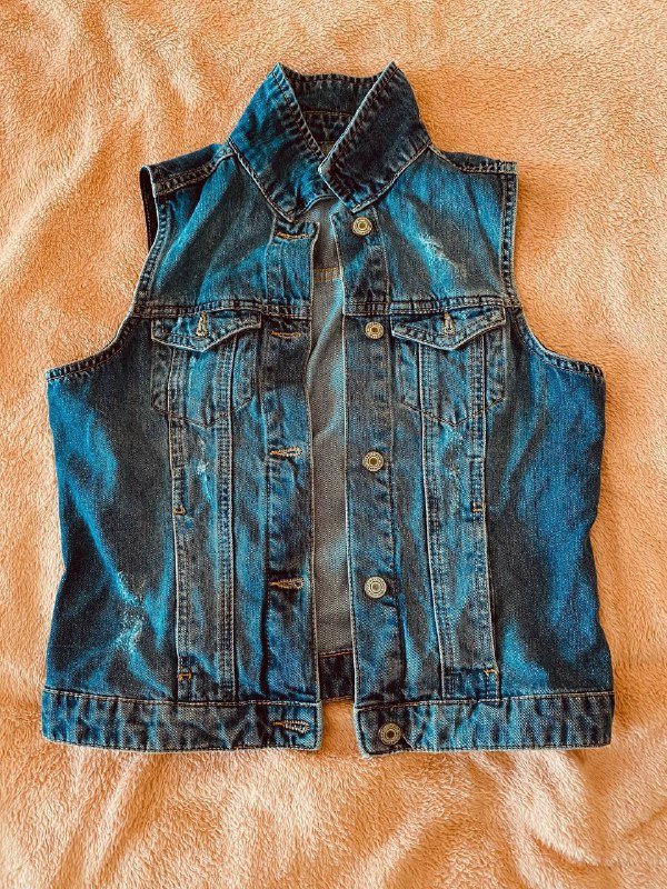 Безрукавка джинсовая Zara размер XS-S
