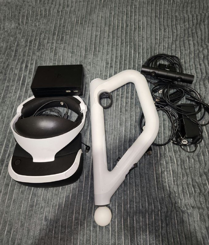PlayStation VR шлем, провода, блок, Aim Controller