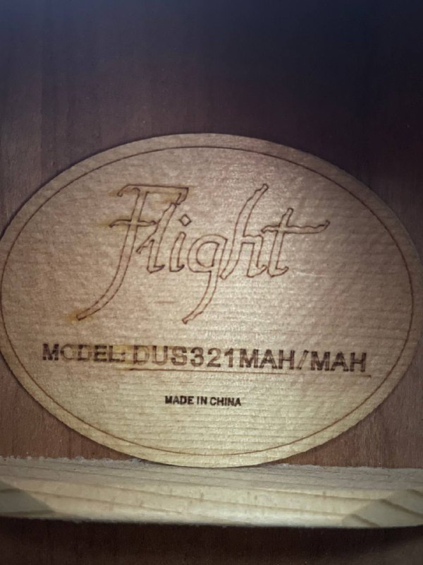 Укулеле Flight DUS 321 MAH/MAH с тюнером 4