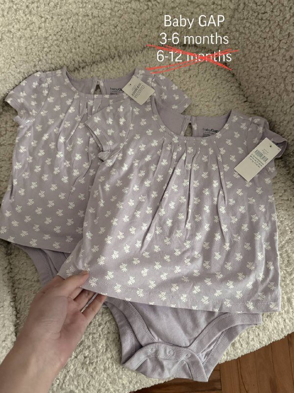 Два новых детских боди ZARA и GAP 2