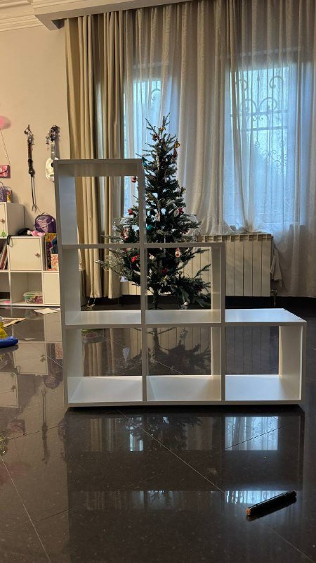 Стеллаж белый новый 4