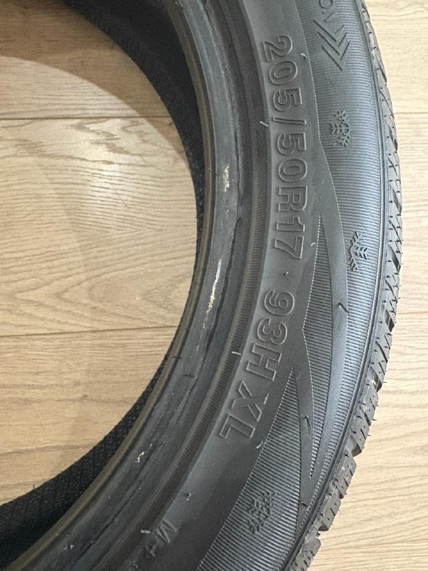 Резина 205х50х17 зимняя комплект 4 шт 5