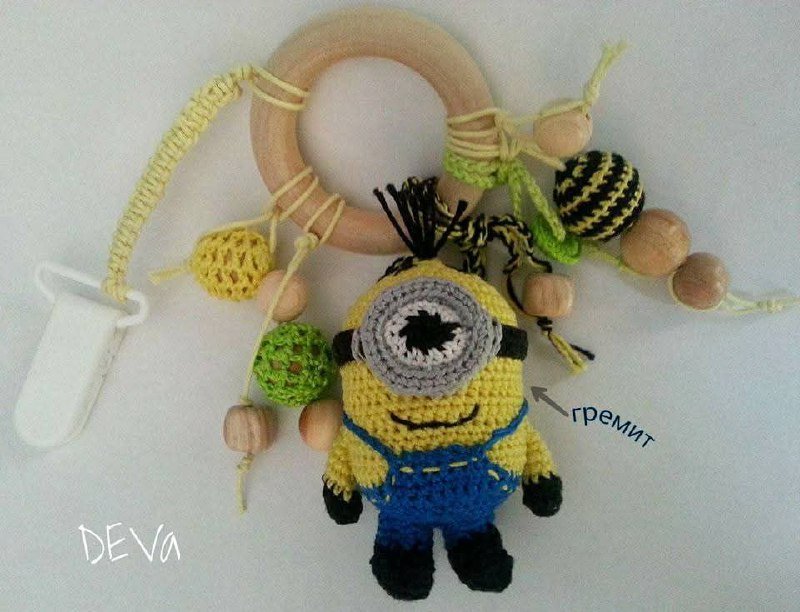 Слингобусы и грызунки ручной работы для малышей 9
