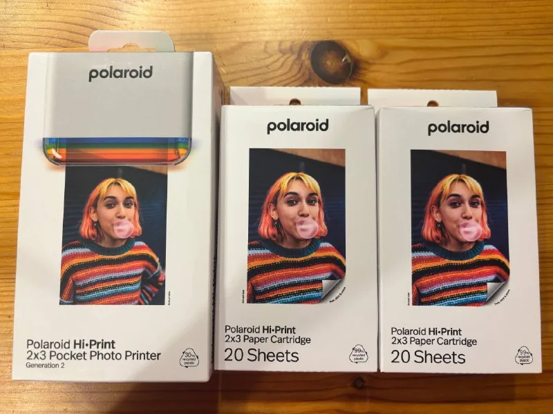 Polaroid Hi-Print фотопринтер, 2 картриджа