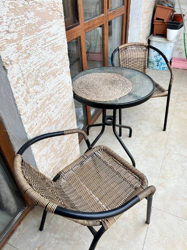 Балконный столик и 2 стула