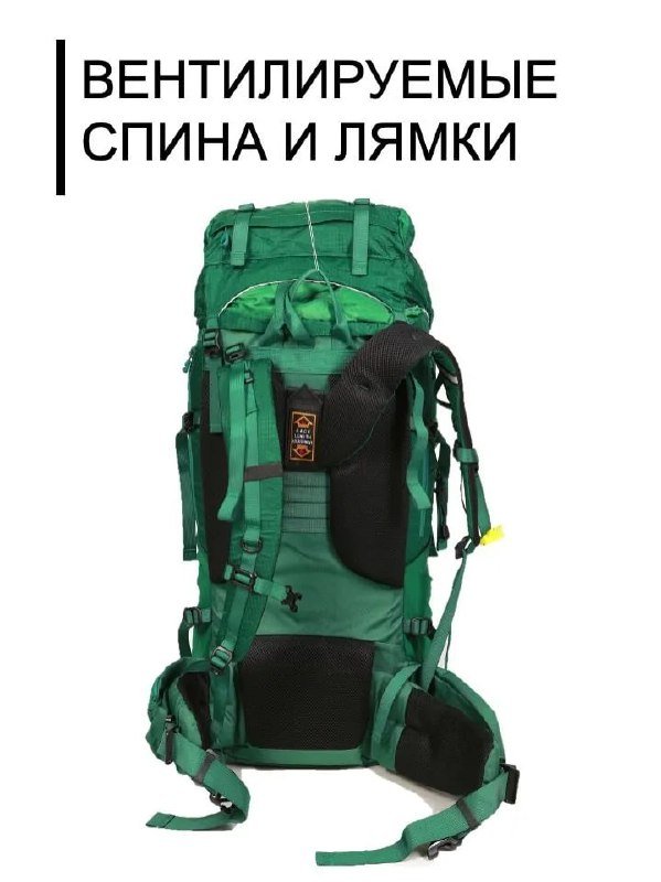 Рюкзак туристический NEVO RHINO NW8921 65+5 л зелёный 8
