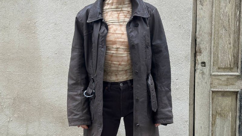Leather jacket size M/L 5