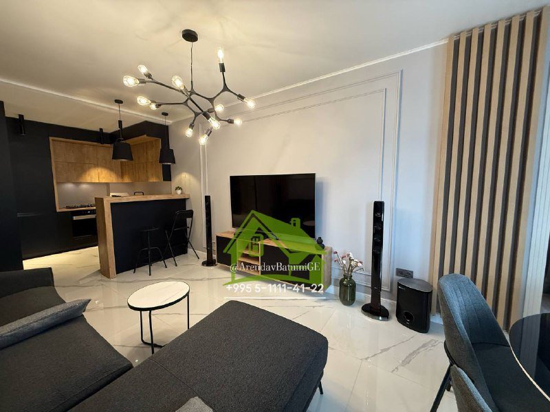 Трехкомнатная квартира 2+1 с мебелью в Батуми 3