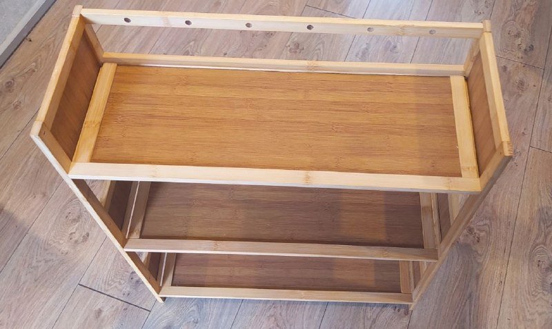Бамбуковый стеллаж 72×61×23
