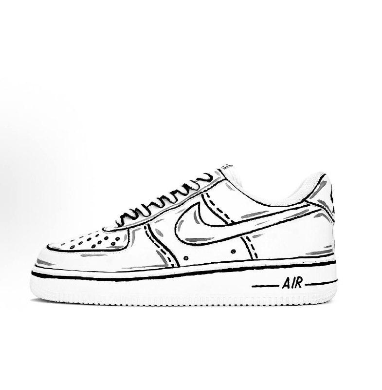 Nike Air Force Custom мужские кроссовки 8