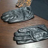 Кожаные зимние перчатки 1